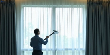 Commercial curtain stain removal service st-albans-park-vic hotels offices restaurants