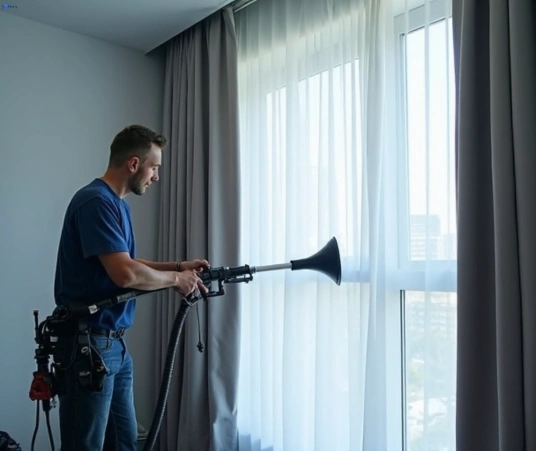 Professional curtain stain removal process equipment Matty Curtain Cleaning st-albans-park-vic